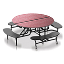 Mobile Round Tables with Surround Seating – 59T Series